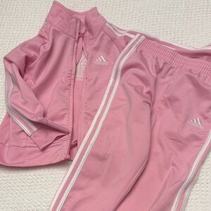 Adidas Kids Light Pink Joggers